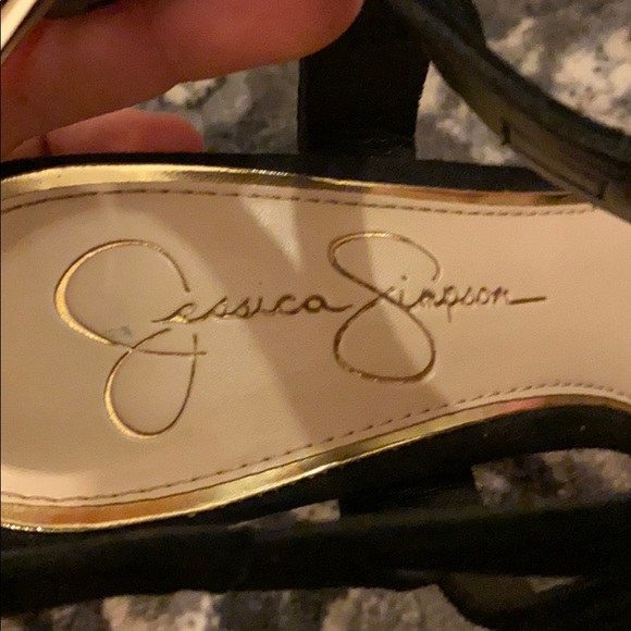 Jessica Simpson suede strapped heels - Picture 4 of 6